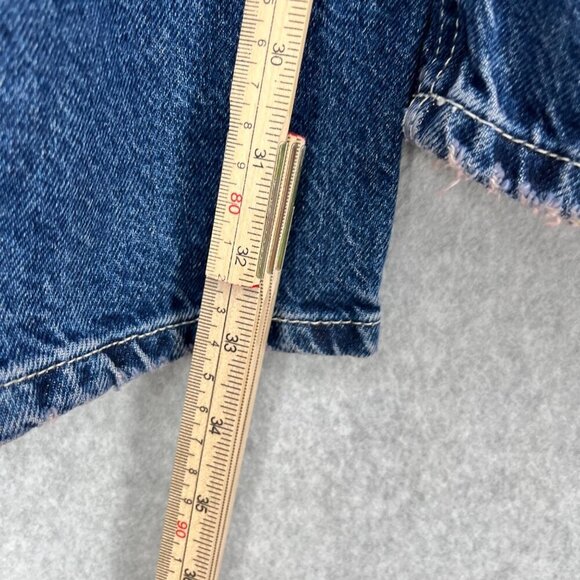 We the Free People Moxie Low Slung Pull On Barrel Jeans Size 29 Dark Romance NEW - Picture 13 of 15